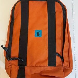 Dutch Bros Coffee Orange Full Size Laptop Backpack Limited Durable Used Once